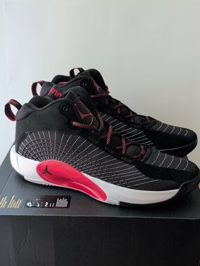 Jordan Jumpman 2021 Nike Mens Black University Red High-Top Basketball Shoes